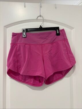 lululemon athletica Hot Pink Athletic Running Shorts